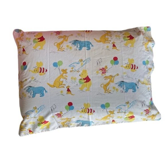 Vintage 90s Disney Winnie The Pooh Patchwork Pillowcases - Picture 9 of 12